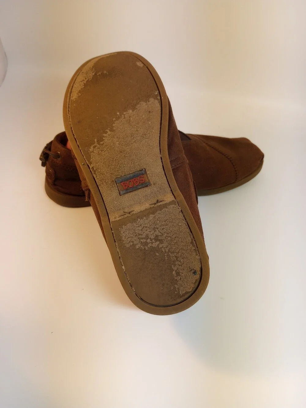 Bobs Skechers 33731 Chill Luxe Brown Slip-On Shoes Memory Foam Women Sz 9M